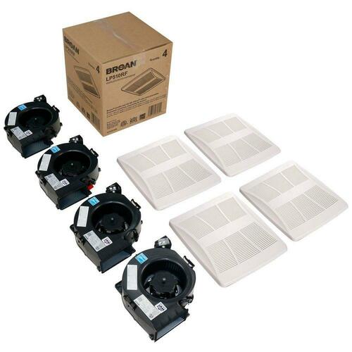 Broan NuTone LP510RF 50-80-100 CFM Selectable Continuous Run Bathroom Exhaust Fan - Energy Star