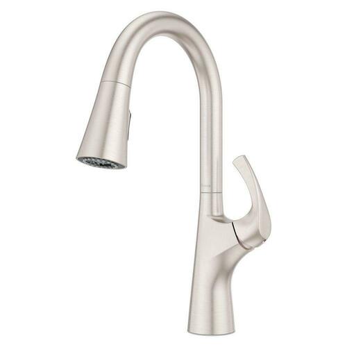 Pfister F-529-7TEGS Spot Defense Stainless Steel Single Handle Pull Down Kitchen Faucet