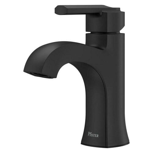 Pfister LF-042-VRIBB Matte Black Single Handle Centerset Bathroom Sink Faucet