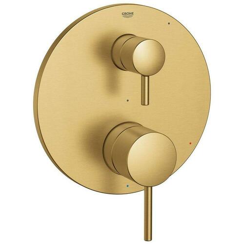 Grohe 29423GN0 Brushed Cool Sunrise Two Handle Bathtub Shower Faucet (Trim Only)