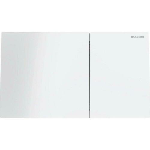 Geberit 115.622.SI.1 White Glass Actuator Plate