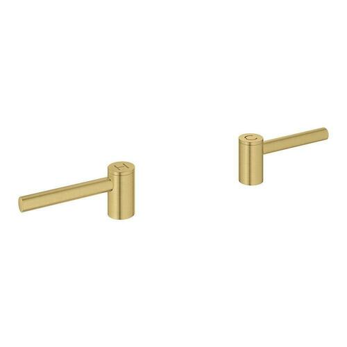 Grohe 14216GN0 Brushed Gold Sunshine Lever Handles