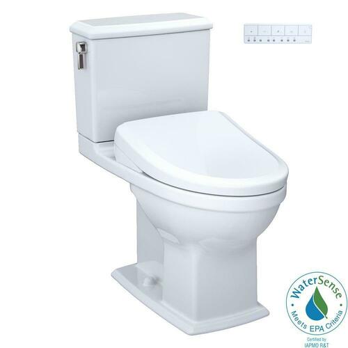 Toto MW4944724CEMFGA#01 1.28 gpf Elongated Two-Piece Toilet with Washlet Seat, Cotton White