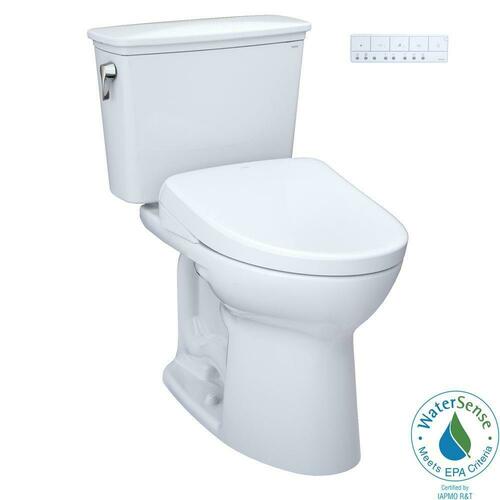 Toto MW7864736CEG#01 1.28 gpf Elongated Two-Piece Toilet with Washlet Seat - Cotton White