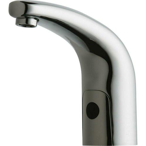 Chicago Faucets 116.211.AB.1T Chrome Plated No Handle Deck Mount Sensor Faucet