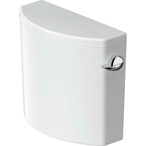 Duravit 09502000U4 1.28 GPF White Toilet Tank with Right-Hand Trip Lever