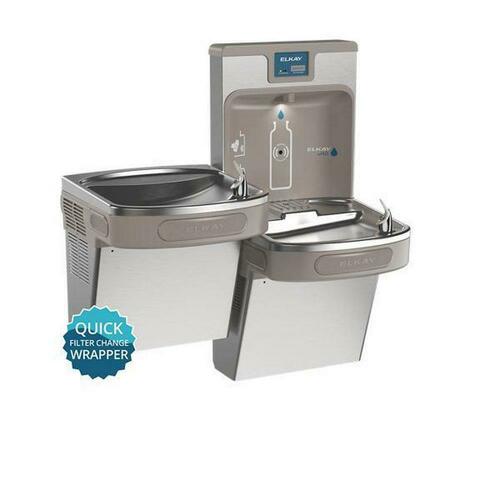 Elkay LZSTL8WSSP-PF 8 GPH Stainless Steel Bottle Filling Station