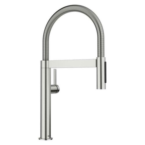Blanco 527479 PVD Steel Single Handle Pull Down Kitchen Faucet