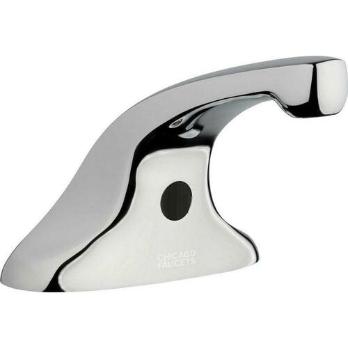 Chicago Faucets EVR-A12A-13ABCPT Polished Chrome Sensor Bathroom Sink Faucet
