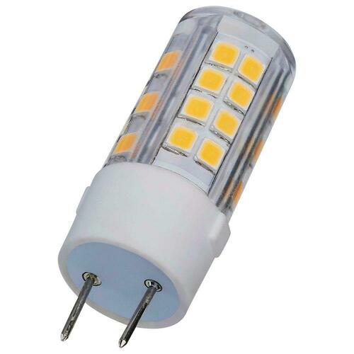 Satco S12324 5W G9 Dimmable LED Bulb, 550 Lumens, 2700K, Clear Finish