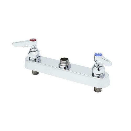 T&S Brass B-1120-LN Workboard Faucet, Deck Mount, 8