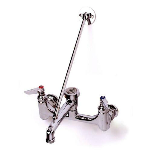 T&S Brass B-0665-BSTP Wall-Mount Service Sink Faucet, 8