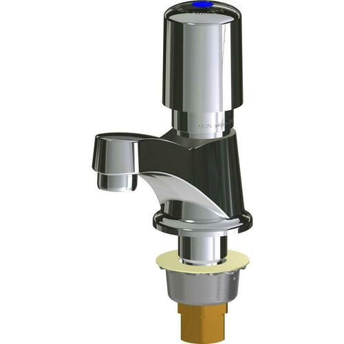 Chicago Faucets 333-765PSHABCP Polished Chrome Metering Bathroom Sink Faucet