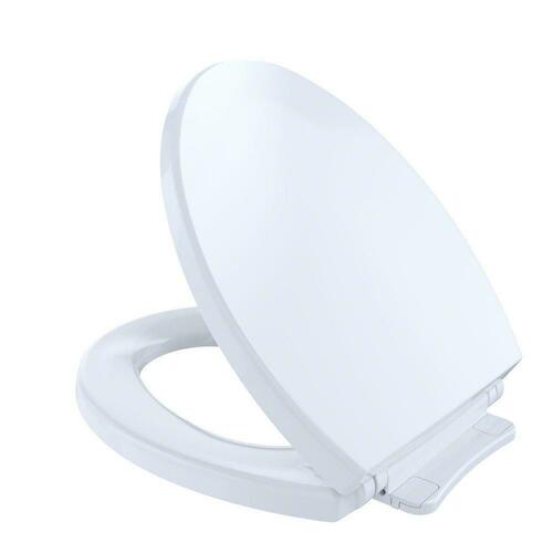 Toto SS113#01 Cotton Round Closed Front Toilet Seat with Cover