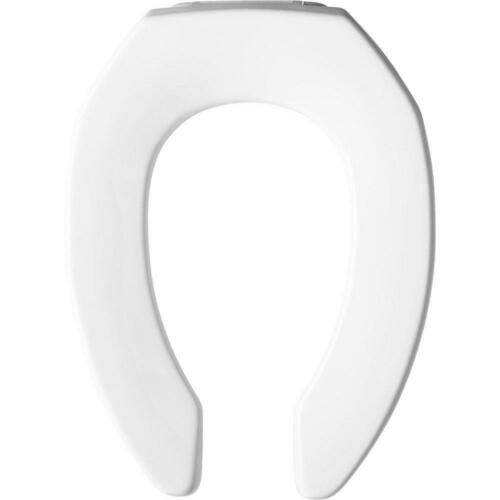 Bemis 2155CT 000 White Elongated Open Front Toilet Seat