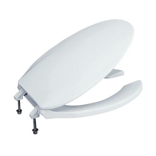 Toto SC134#01 Cotton Elongated Open Front Toilet Seat with Cover