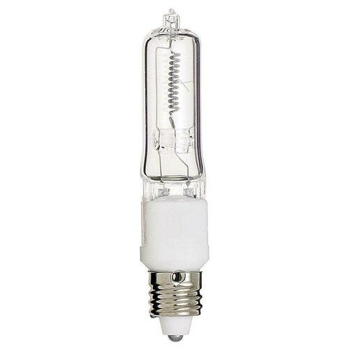 Satco S3157 T4 Halogen Light Bulb, 2-2/3 in., Mini Candelabra E-11 Base, Dimmable Warm White