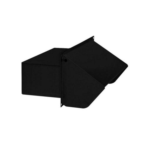 Broan NuTone 639 Black Steel Wall Vent 5-5/8 x 4-7/8 x 10 in.