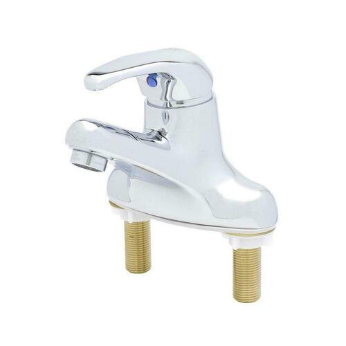 T&S Brass B-2711 Chrome Single Handle Centerset Bathroom Sink Faucet