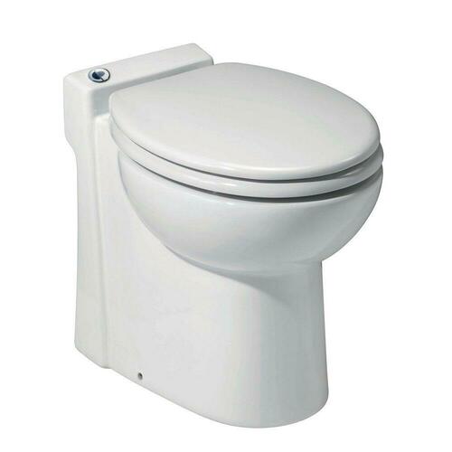 Saniflo 023 1.28 GPF White Round One-Piece Toilet