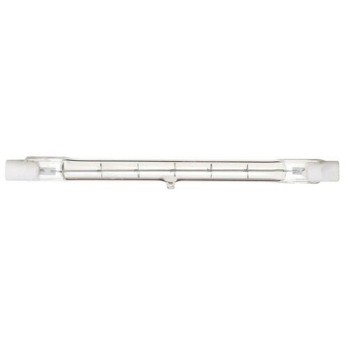 Satco S3105 T3 Halogen Dimmable Light Bulb, 4-2/3 in., R7s Base, Clear