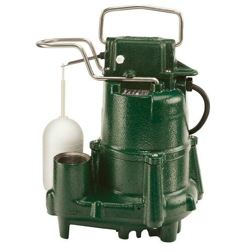 Zoeller 98-0001-1/2 HP 115V Cast Iron Submersible Sump Pump M98
