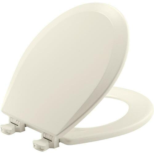 Bemis 500EC 346 Biscuit Round Closed Front Toilet Seat with Cover