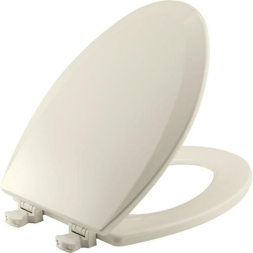 Bemis 1500EC 346 Biscuit Elongated Closed Front Toilet Seat with Cover