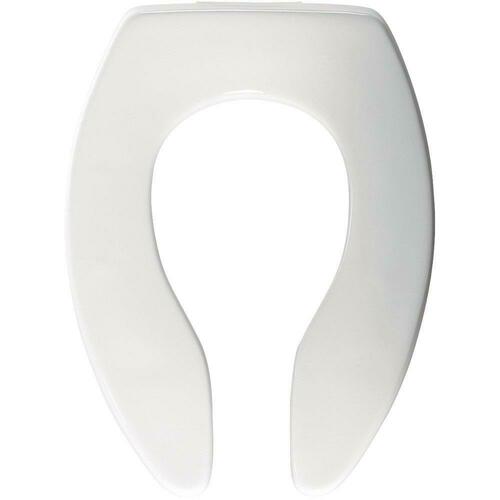 Bemis 3155CT 000 White Elongated Open Front Toilet Seat