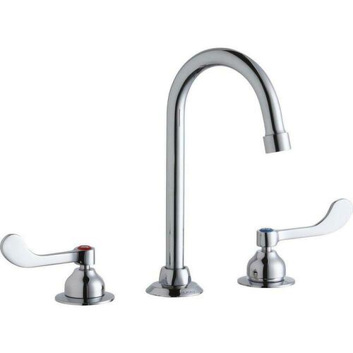 Elkay LK800GN05T4 Wristblade Deck Mount Service Faucet - Polished Chrome