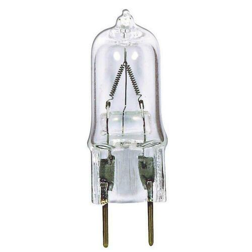 Satco S4610 T4 Dimmable Halogen Bulb, Bi-Pin G8 Base, Clear/Warm White