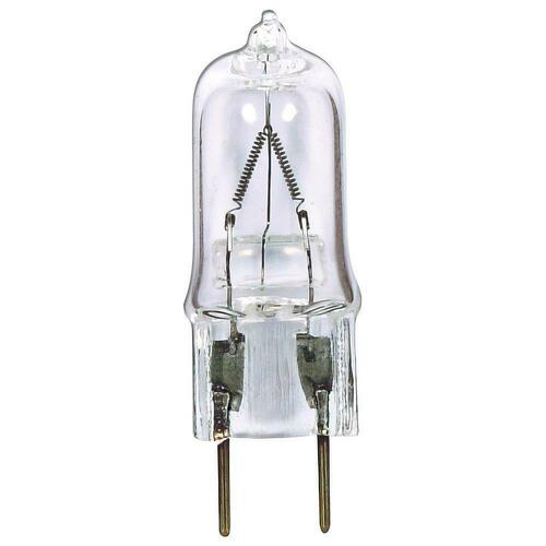 Satco S4611 T4 Dimmable Halogen Bulb, Bi-Pin G8 Base, Clear/Warm White