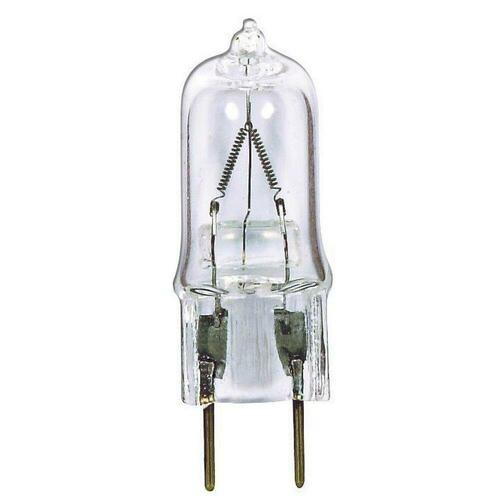 Satco S4612 T4 Halogen Dimmable Light Bulb, Bi-Pin G8 Base, 1-4/5 in., Clear