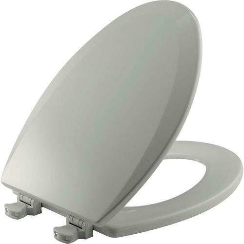Bemis 1500EC 062 Ice Grey Elongated Closed Front Toilet Seat with Cover