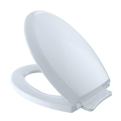 Toto SS224#01 Cotton Elongated Closed Front Toilet Seat with Cover