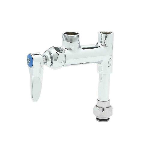 T&S Brass B-0155-LNEZ Easy-Install Add-On Faucet, QT Eterna Lever Handle