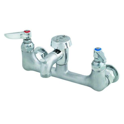 T&S Brass B-0674-RGH Wall-Mount Service Sink Faucet, 8