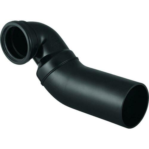 Geberit 366.913.16.1 Black HDPE Left Hand Offset Flush Connector