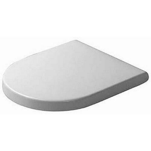 Duravit 0063890000 White Round Closed Front Toilet Seat with Cover