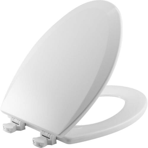 Bemis 1500EC 390 Cotton Elongated Closed Front Toilet Seat with Cover