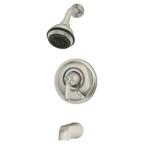 Symmons S-4702-STN-TRM Satin Nickel Two Handle Multi-Function Bathtub Shower Faucet (Trim Only)