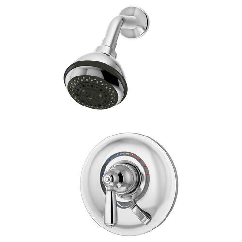 Symmons S-4701-TRM Polished Chrome Two Handle Multi-Function Shower Faucet (Trim Only)