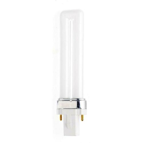 Satco S8302 T4 Compact Fluorescent Light Bulb, G23 Base, Warm White, 5-1/3 in.