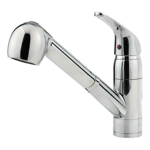 Pfister G133-10CC Polished Chrome Single Handle Pull-Out Kitchen Faucet