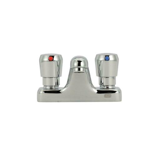 Zurn Z86500-XL Chrome Two Handle Metering Bathroom Sink Faucet