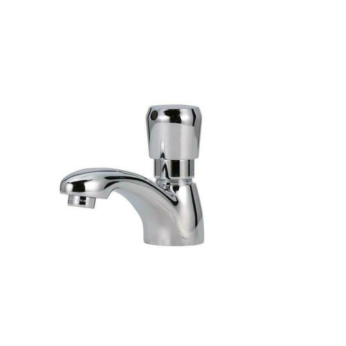 Zurn Z86100-XL-CP4 Chrome Single Handle Metering Bathroom Sink Faucet with 4