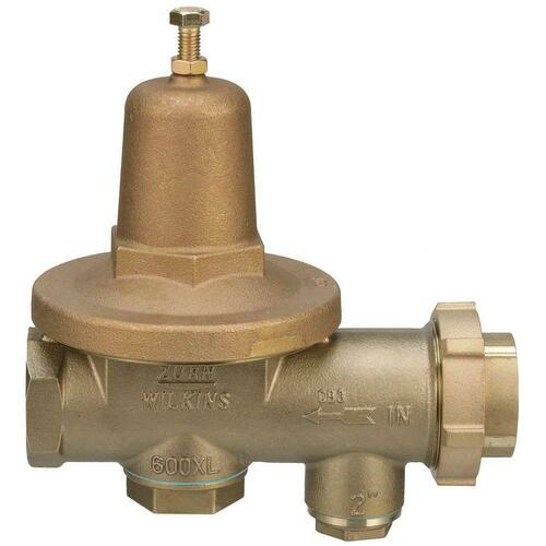 Zurn 2-600XLHR 300 PSI Cast Bronze FNPT Union High Range Pressure Reducing Valve