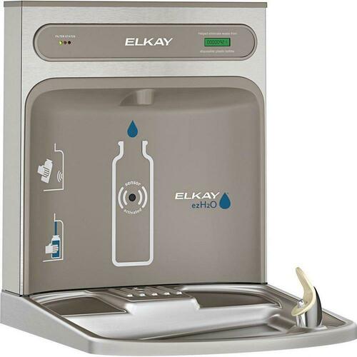 Elkay LZWSRK Wall-Mount Stainless Steel Indoor Bottle Filling Station
