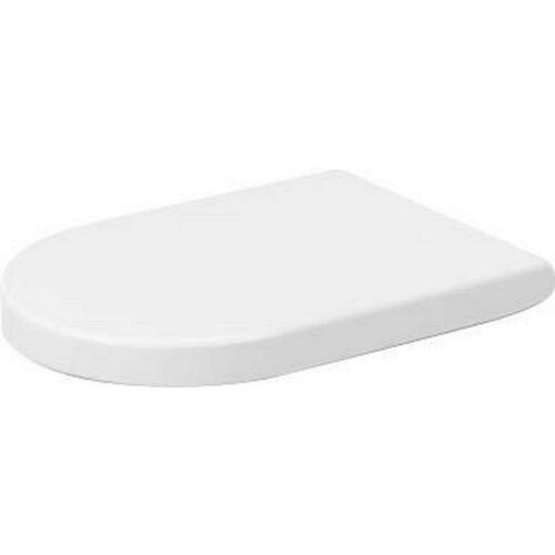 Duravit 0063390000 White Elongated Closed Front Toilet Seat with Cover