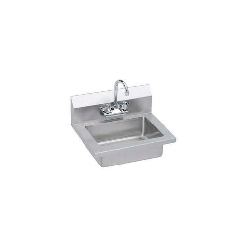 Elkay EHS-18X 2-Hole 1-Bowl Wall Mount Hand Sink